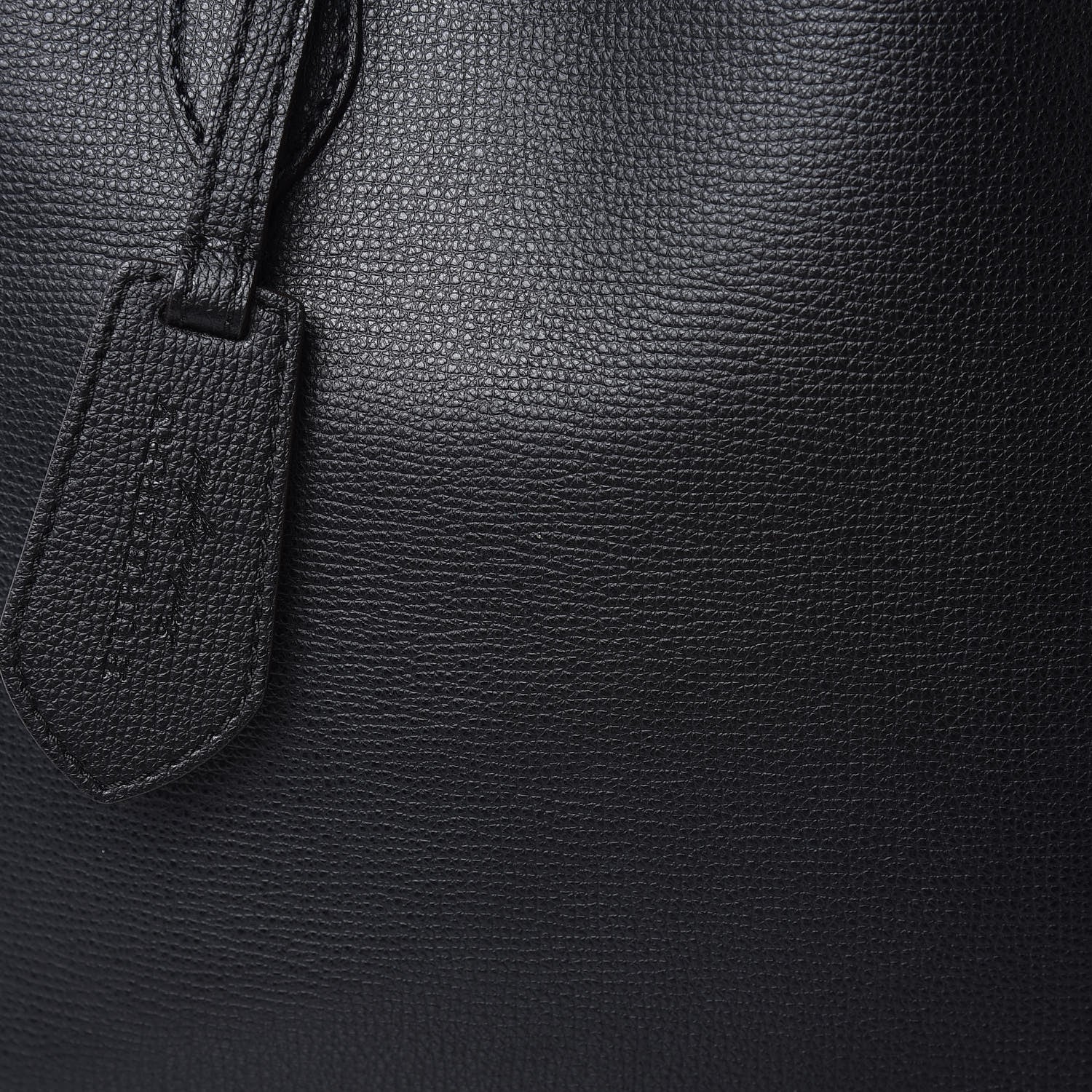 Burberry Grainy Calfskin Haymarket Check Medium Reversible Tote Black 29 of 30