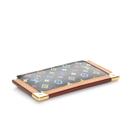 Louis Vuitton Monogram Multicolor Key Pouch Black 4 of 8