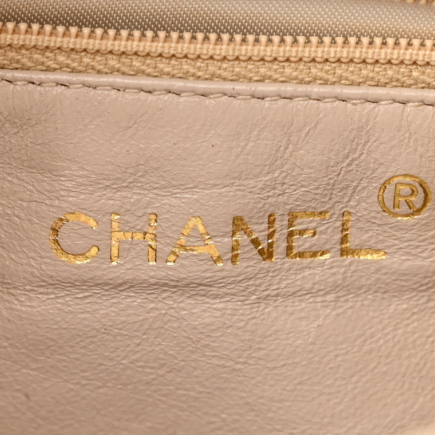 Metallic Lambskin Quilted Tassel Camera Case Gold