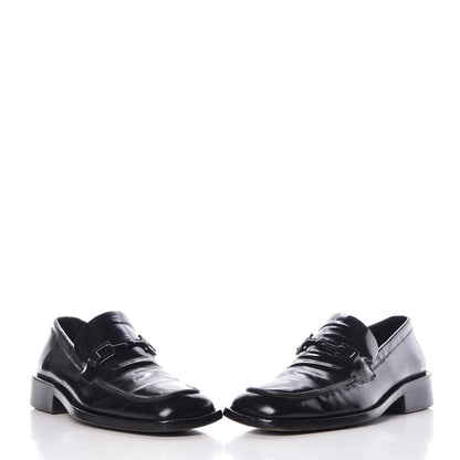 Gucci Calfskin Mens Horsebit Loafers 7.5 Black 6 of 14