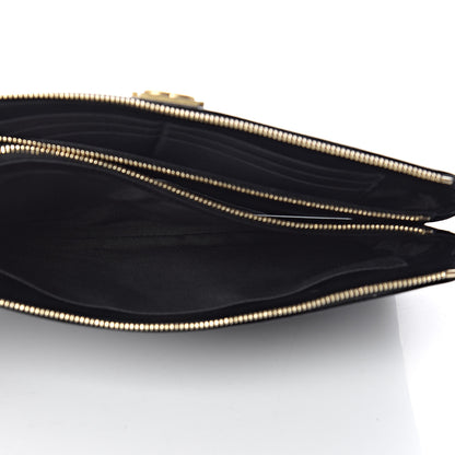 Chanel Caviar Quilted Small Zipped Boy Pouch Black 6 of 11