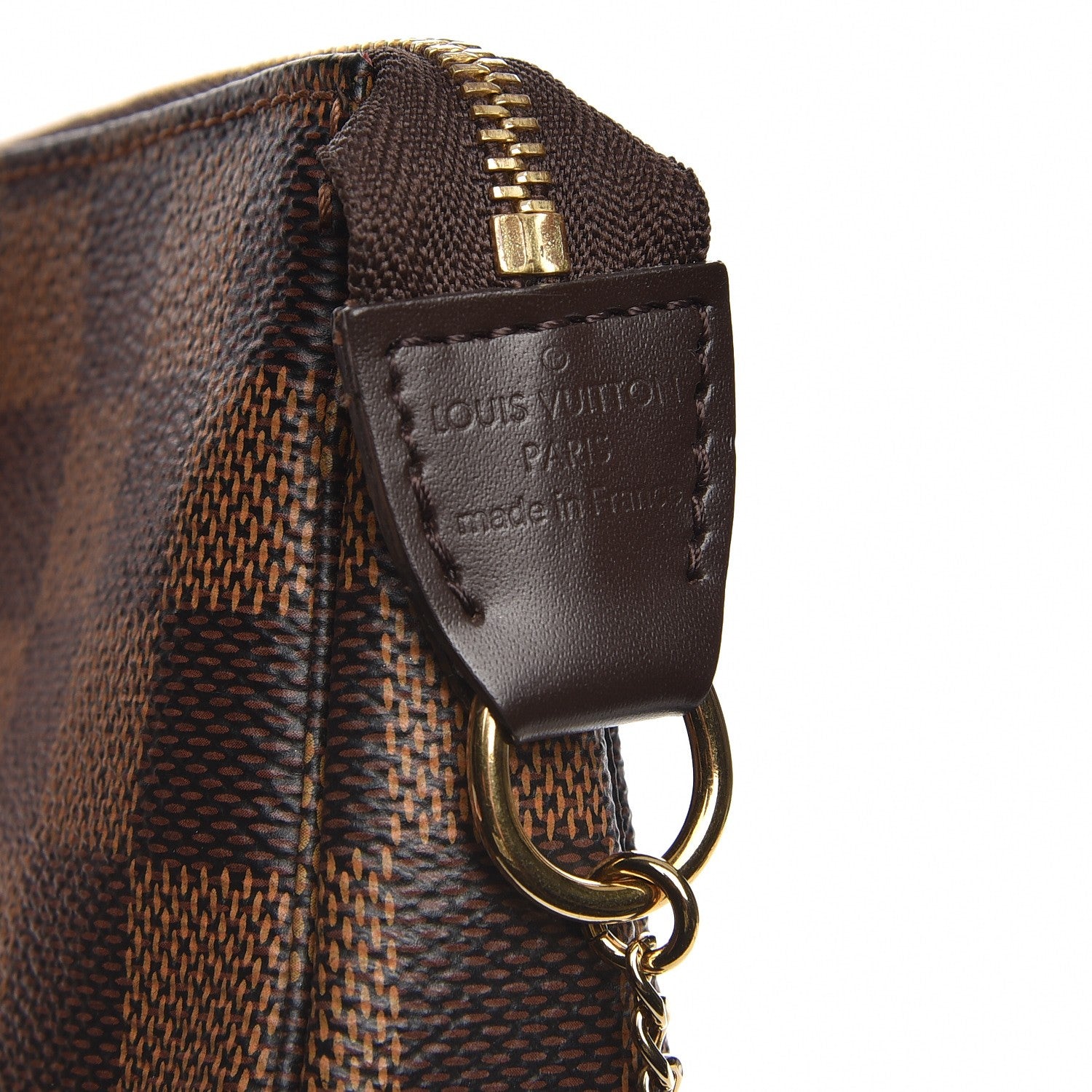 Louis Vuitton Damier Ebene Mini Pochette Accessories 6 of 8