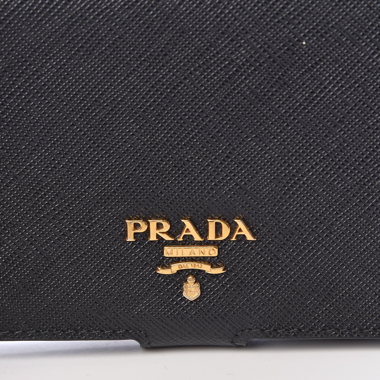 Prada Saffiano Metal iPhone 7 Case Crossbody Wallet Black 7 of 8
