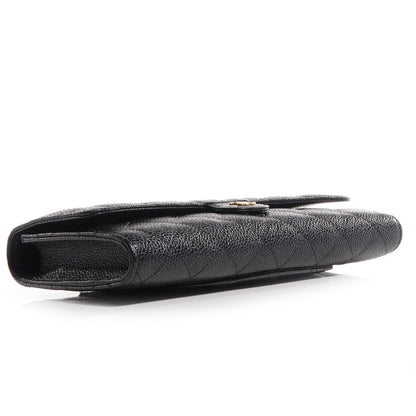 Chanel Caviar Travel Wallet Black 4 of 9