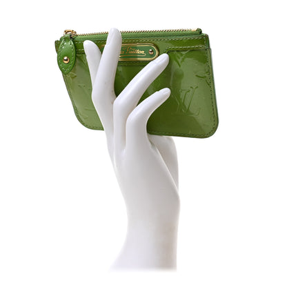 Louis Vuitton Vernis Key Pouch Vert Tonic 2 of 6