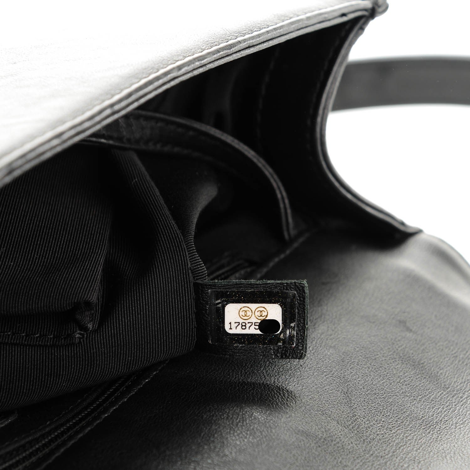 Chanel Lambskin Quilted Large Boy Flap Black 7 of 7