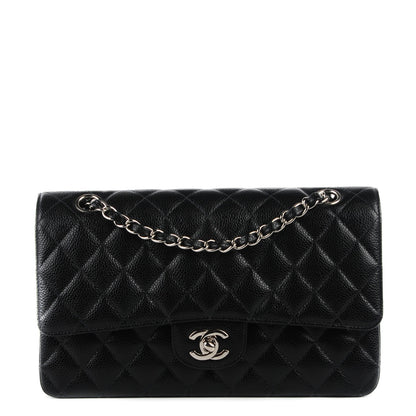 Chanel Caviar Quilted Medium Double Flap Black 1 of 8