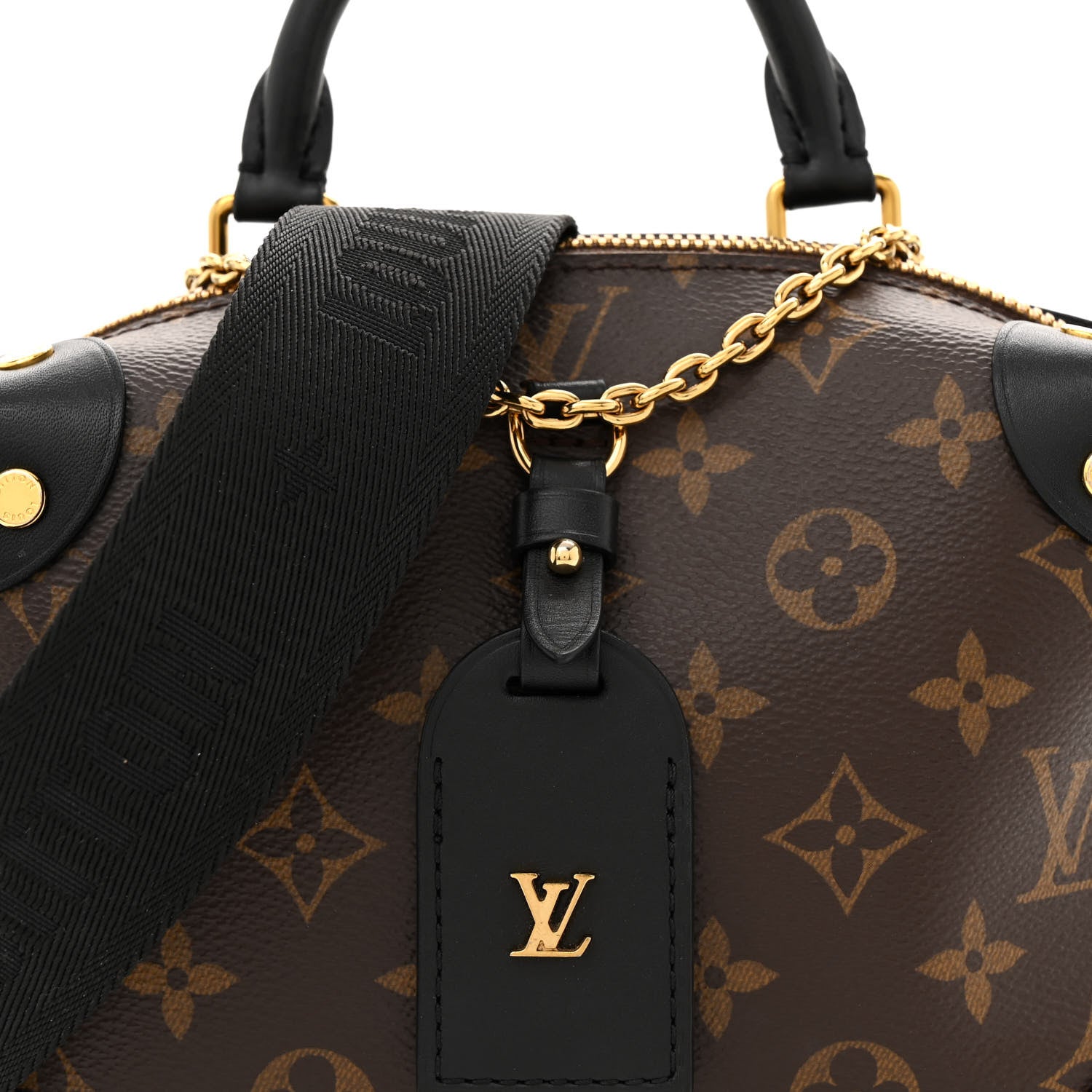 Louis Vuitton Monogram Petite Malle Souple Black 7 of 20