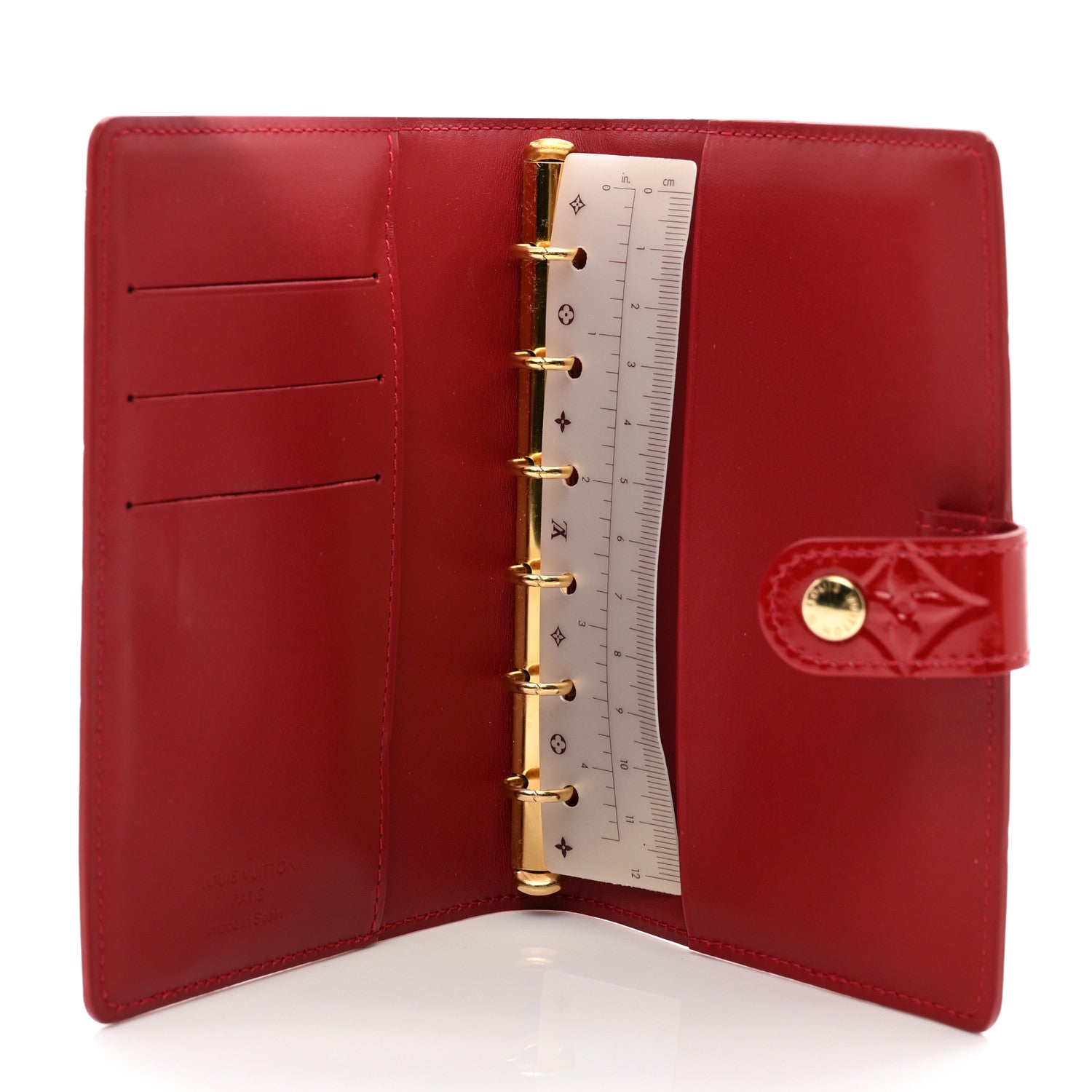 Louis Vuitton Vernis Small Ring Agenda Cover Pomme D'Amour 5 of 6