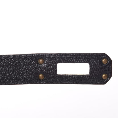 Hermes Chevre Chandra Mini Kelly Sellier 20 Black 12 of 37