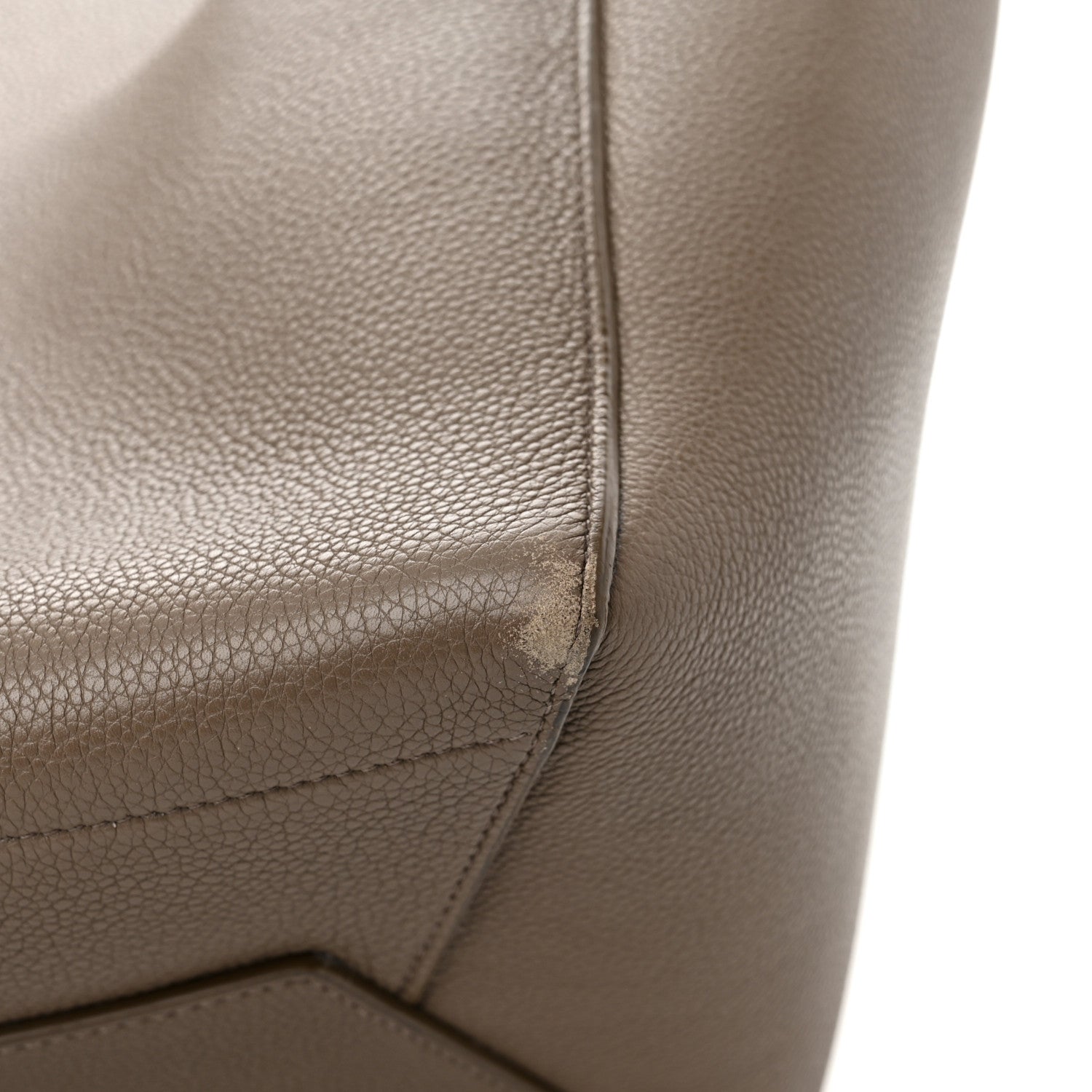 Celine Soft Grained Calfskin Sangle Bucket Bag Taupe 11 of 14