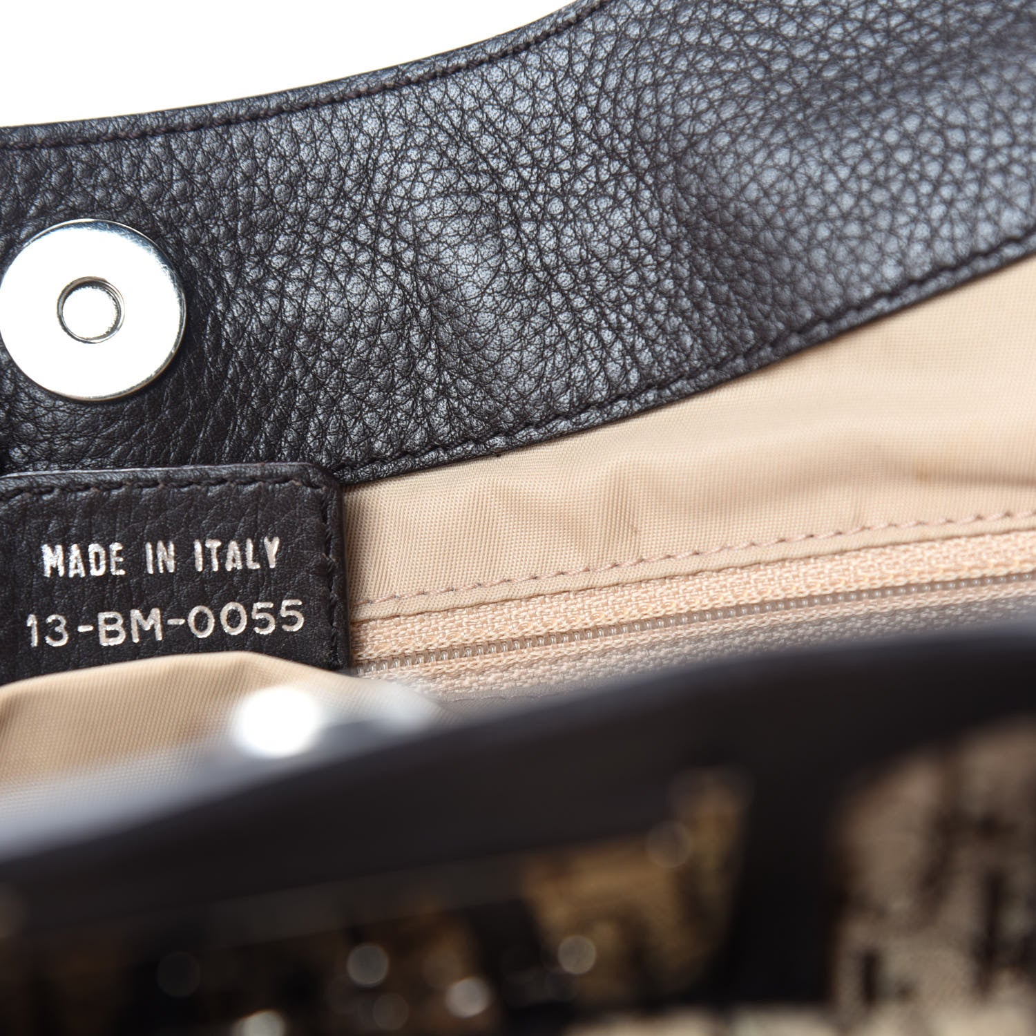 Christian Dior Diorissimo Hobo Brown 9 of 10