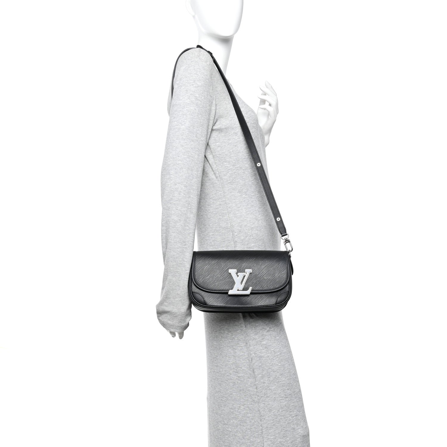 Louis Vuitton Epi Buci Crossbody Black 2 of 9