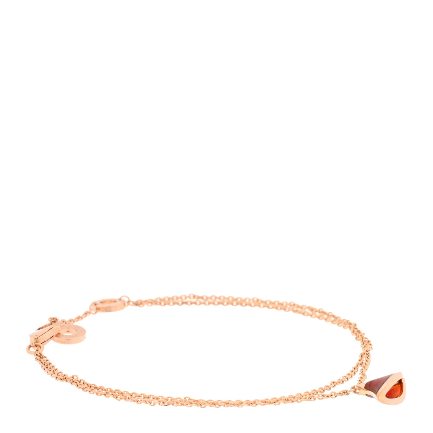 Bulgari 18K Rose Gold Carnelian Divas' Dream Bracelet SM 1 of 3