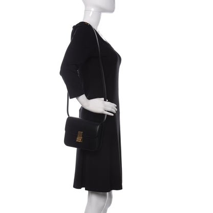 Celine Box Calfskin Teen Classic Box Flap Bag Black 2 of 9