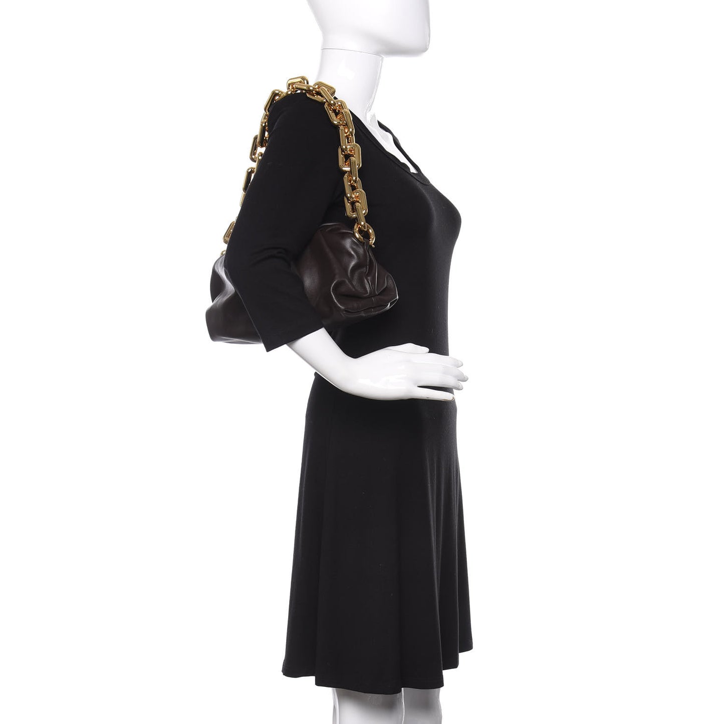 Calfskin The Pouch Chain Fondant