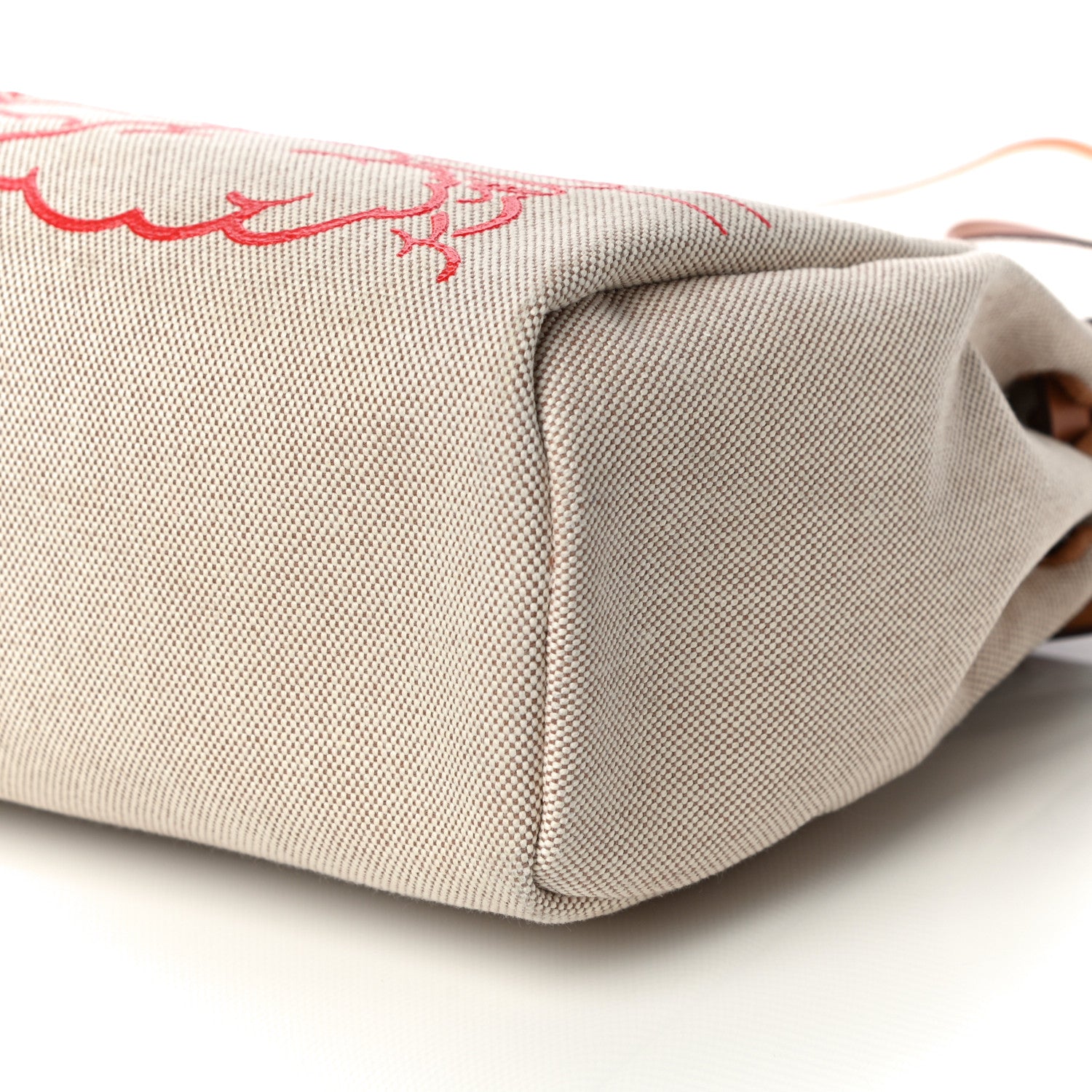 Hermes Vache Hunter Toile Pegase Pop Herbag Zip Retourne 31 PM Capucine Ecru 14 of 23