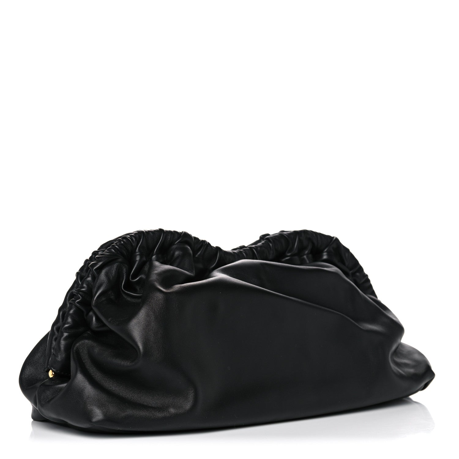 Mansur Gavriel Lambskin Cloud Clutch Black Flamma 3 of 8