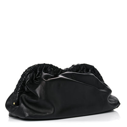 Mansur Gavriel Lambskin Cloud Clutch Black Flamma 3 of 8