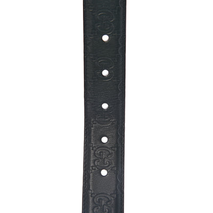 Gucci Guccissima Signature 30mm Belt 95 38 Verde 5 of 6