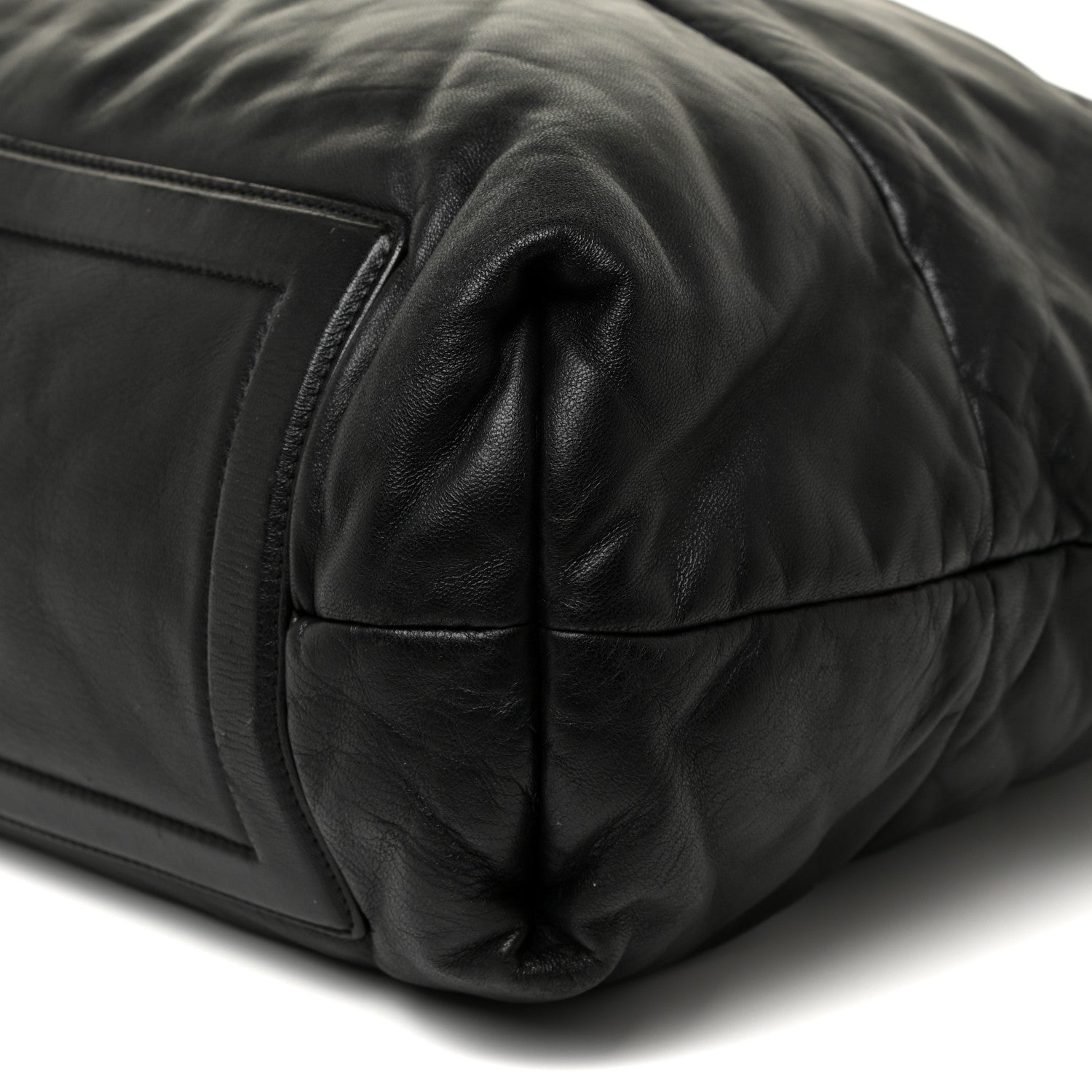 Chanel Lambskin Quilted Medium Coco Cocoon Reversible Tote Black 9 of 19
