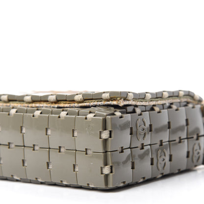 Chanel Tweed Resin Tile Flap Green 7 of 12