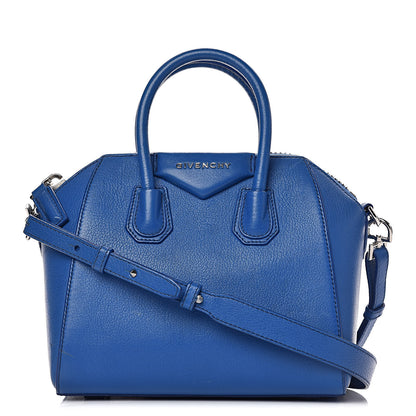 Givenchy Sugar Goatskin Mini Antigona Indigo Blue 1 of 20