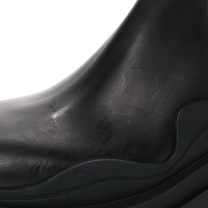 Bottega Veneta Calfskin The Tire Chelsea Boots 38.5 Black 7 of 13