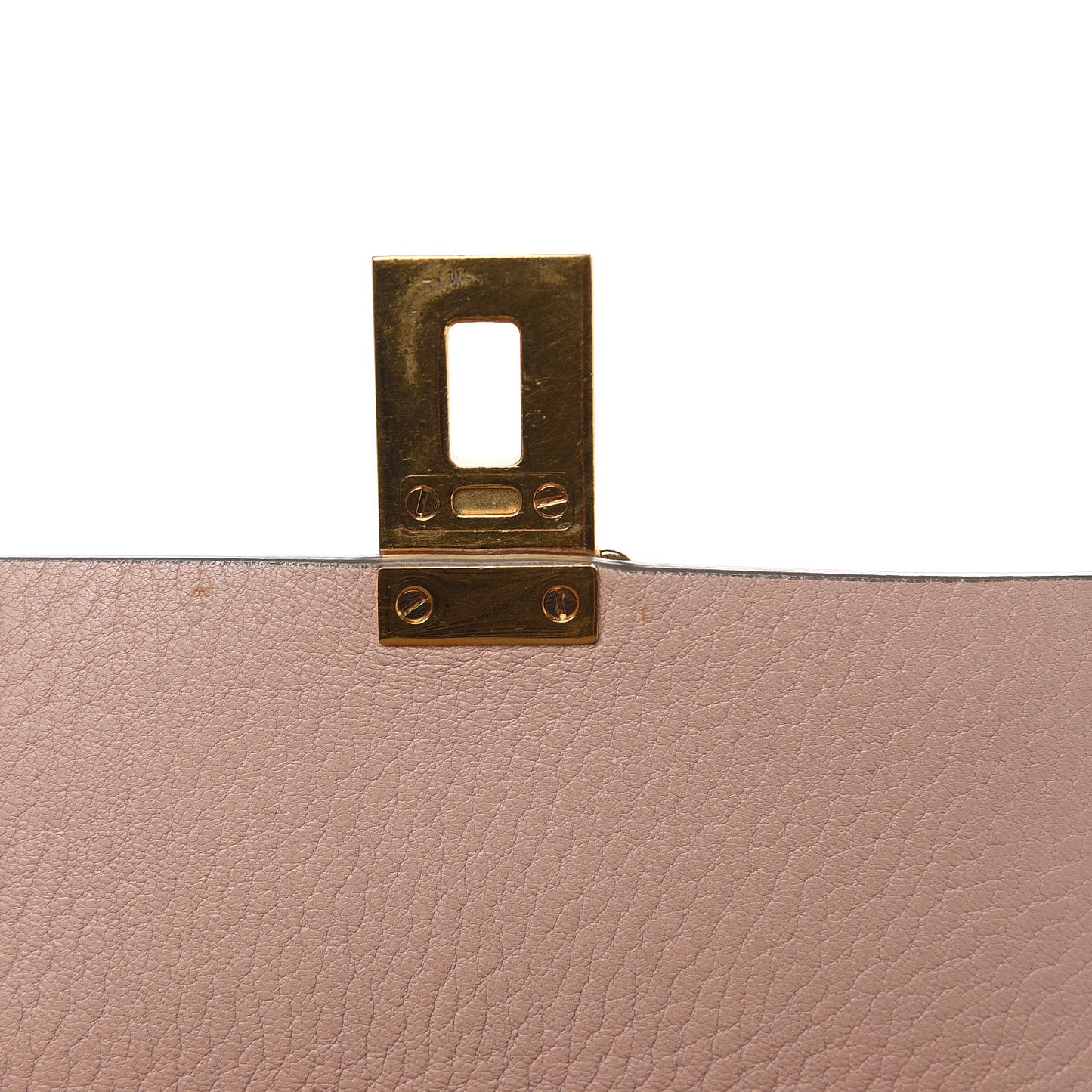 Grained Lambskin Drew Shoulder Bag Cement Pink