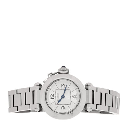Cartier Stainless Steel 27mm Miss Pasha Quartz Watch Silver 2 of 4