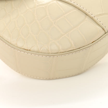 Christian Dior Crocodile Mens Saddle Bag 12 of 12