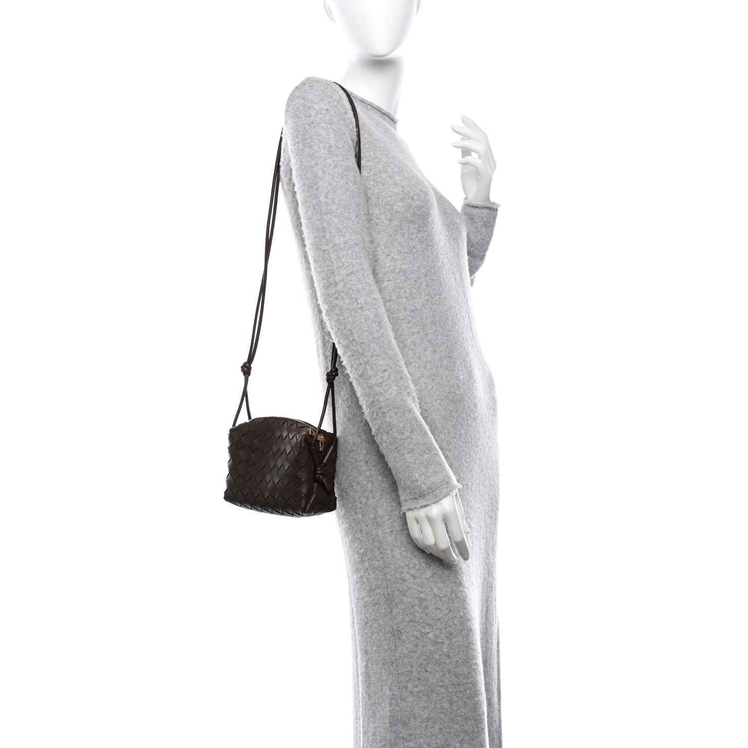 Bottega Veneta Nappa Intrecciato Mini Loop Camera Bag Light Brown 2 of 9