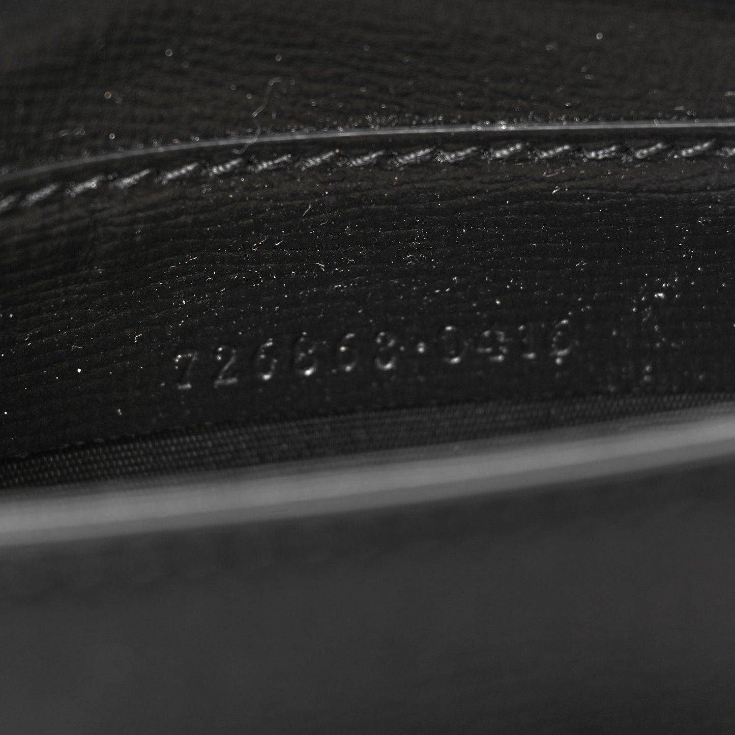 Azalea Calfskin Web Monochrome Horsebit 1955 Wallet On Strap Black