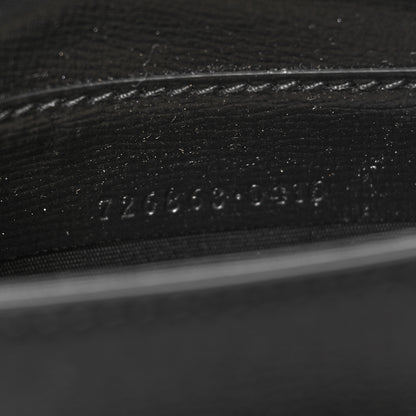 Gucci Azalea Calfskin Web Monochrome Horsebit 1955 Wallet On Strap Black 6 of 9