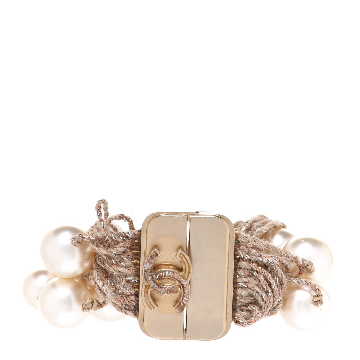 Pearl Multi Strand Bracelet Gold