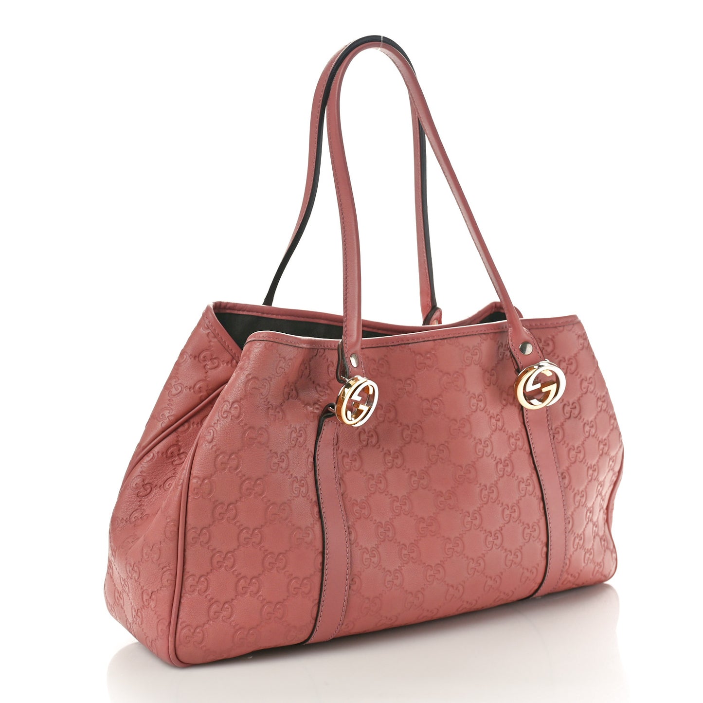 Guccissima Medium GG Twins Tote Pink