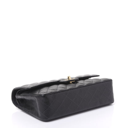 Chanel Caviar Quilted Medium Double Flap Black 3 of 10
