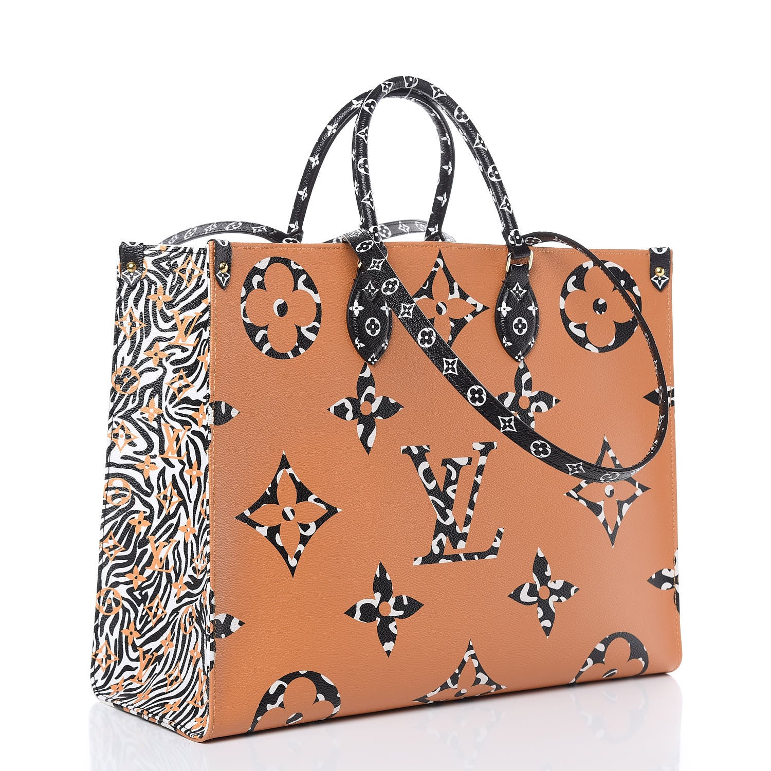 Louis Vuitton Monogram Giant Jungle Onthego GM Ivory 3 of 11