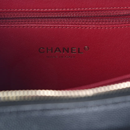 Chanel Caviar Quilted Medium CC Filigree Vanity Case Black 6 of 11