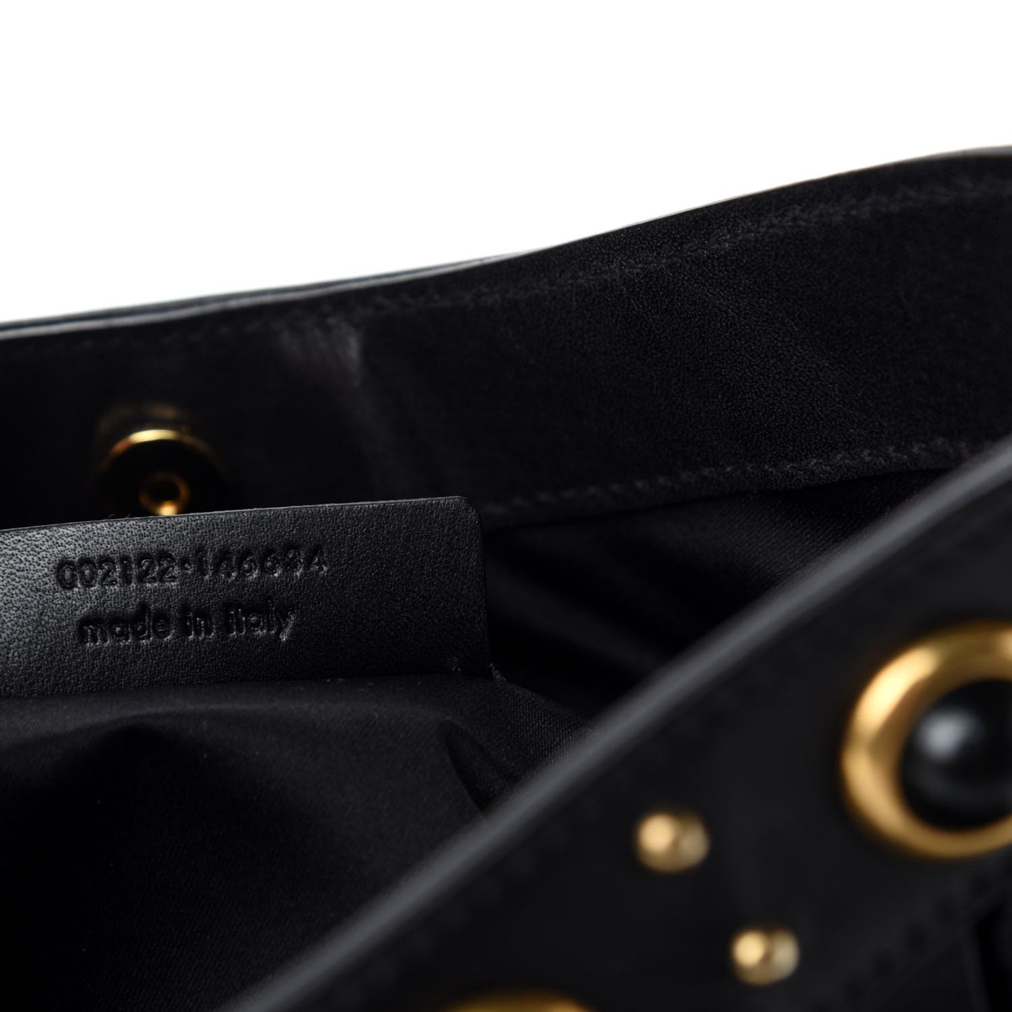 Calfskin Studded Crossbody Bag Black