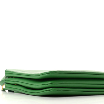 Celine Lambskin Small Trio Crossbody Bag Grass 8 of 12