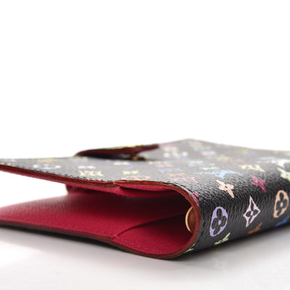 Louis Vuitton Monogram Multicolor Small Ring Agenda Cover Black Grenade 8 of 9
