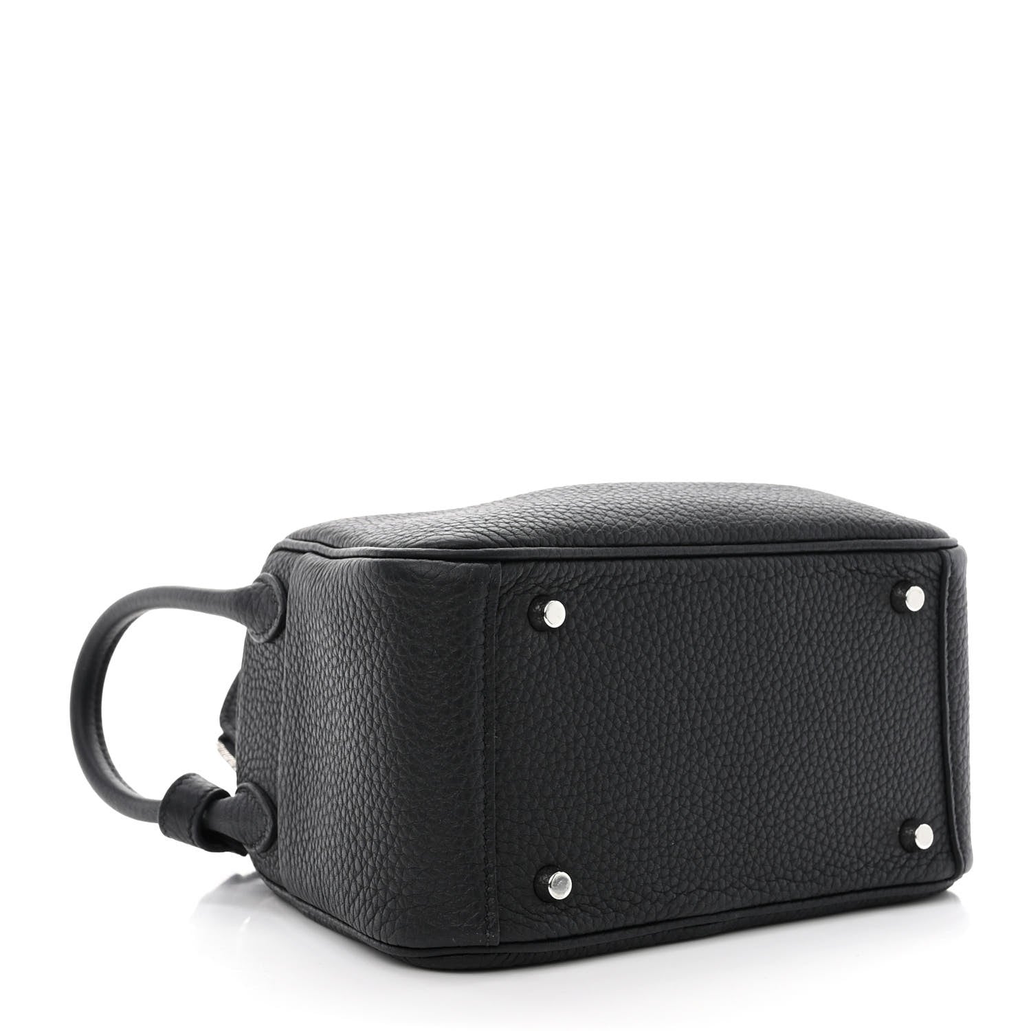 Hermes Taurillon Clemence Mini Lindy 20 Black 4 of 11