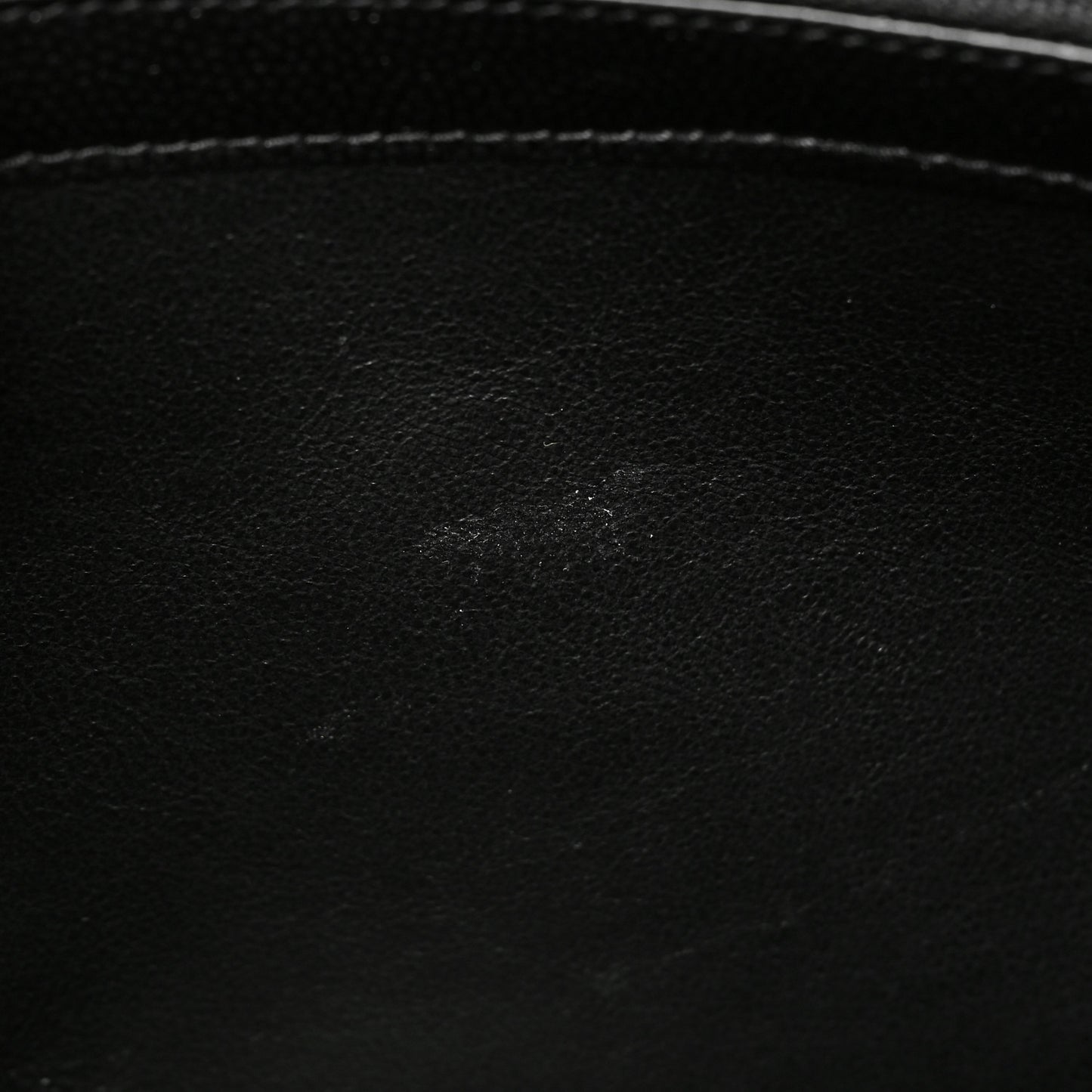 Grain De Poudre Matelasse Chevron Monogram Chain Wallet Black