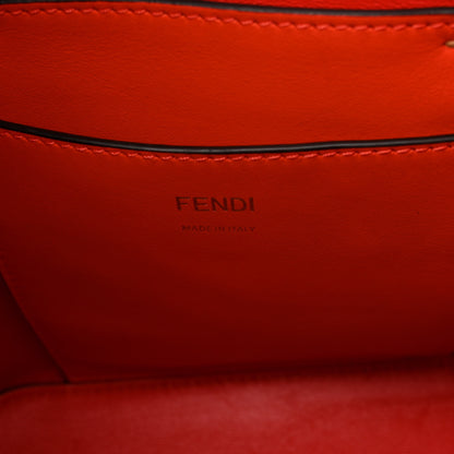 Fendi Vitello Grace F is Fendi Stamp Patch Perforated Small Mon Tresor Bucket Bag Nocciola 6 of 9
