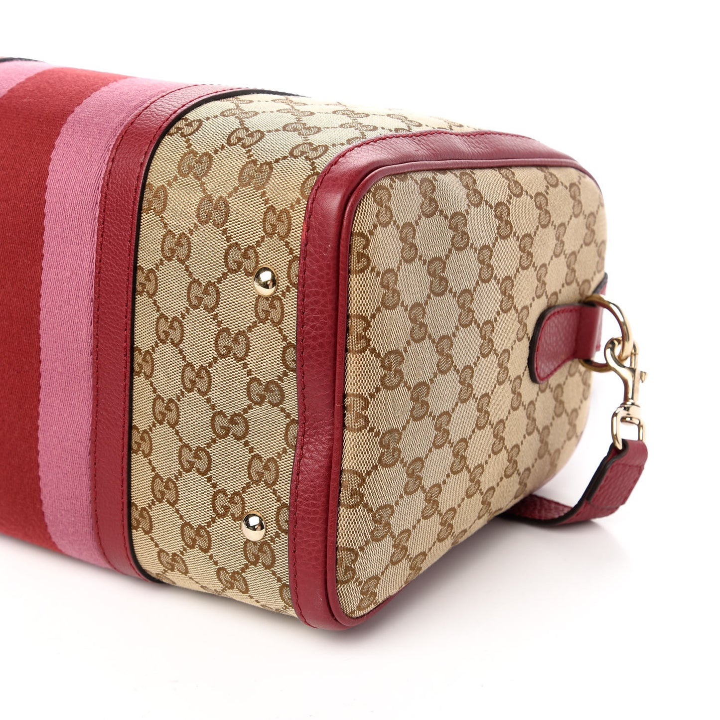 Monogram Vintage Web Medium Boston Red