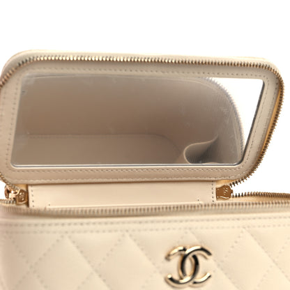Chanel Caviar Quilted Trendy Handle Mini Vanity Ecru 8 of 12