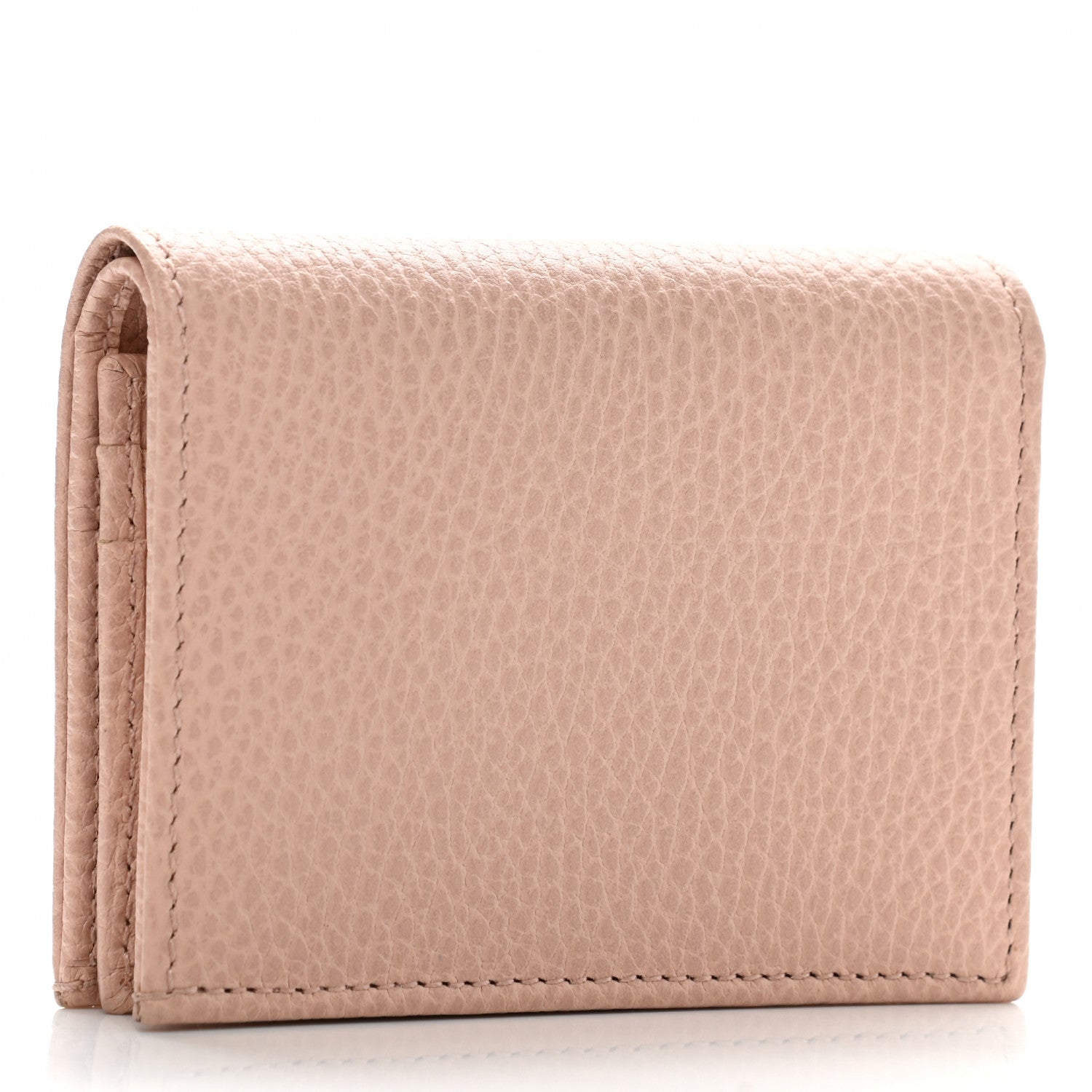 Gucci Dollar Calfskin GG Marmont Card Case Perfect Pink 3 of 8