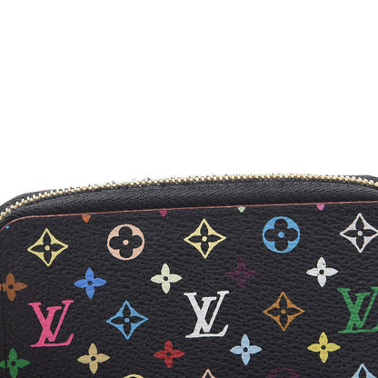 Louis Vuitton Monogram Multicolor Zippy Coin Purse Black Grenade 9 of 10