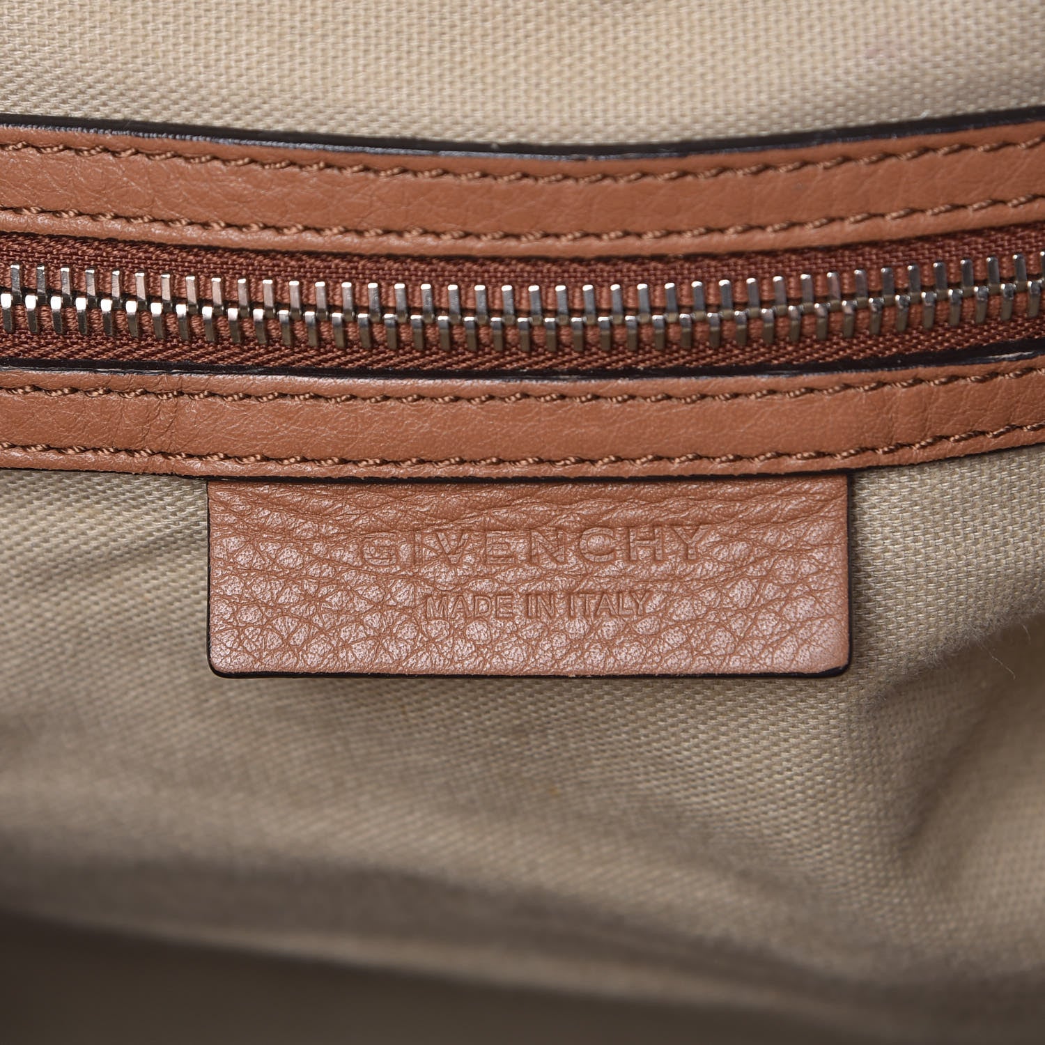 Givenchy Waxy Grained Calfskin Medium Nightingale Brown 7 of 11